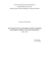 Automatizuotas duomenų bazės schemos sukūrimas formų analizės pagrindu 1 puslapis