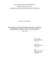 Automatizuotas duomenų bazės schemos sukūrimas formų analizės pagrindu 3 puslapis