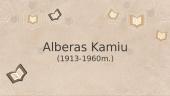 Alberas Kamiu (1913-1960m.) 1 puslapis