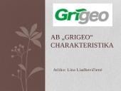AB „Grigeo“ charakteristika 1 puslapis