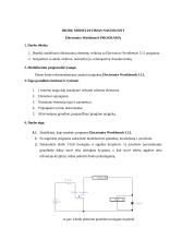 Diodų modeliavimas naudojant Electronics Workbench programą 1 puslapis