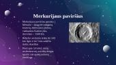 Planetos pristatymas. Merkurijus 3 puslapis