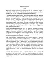 Rašinys apie Baltaragio malūną 1 puslapis